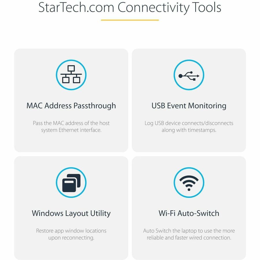 StarTech.com Dual-Laptop USB-C KVM Docking Station with Dual 4K DisplayPort, 7 USB Ports, and Gigabit Ethernet