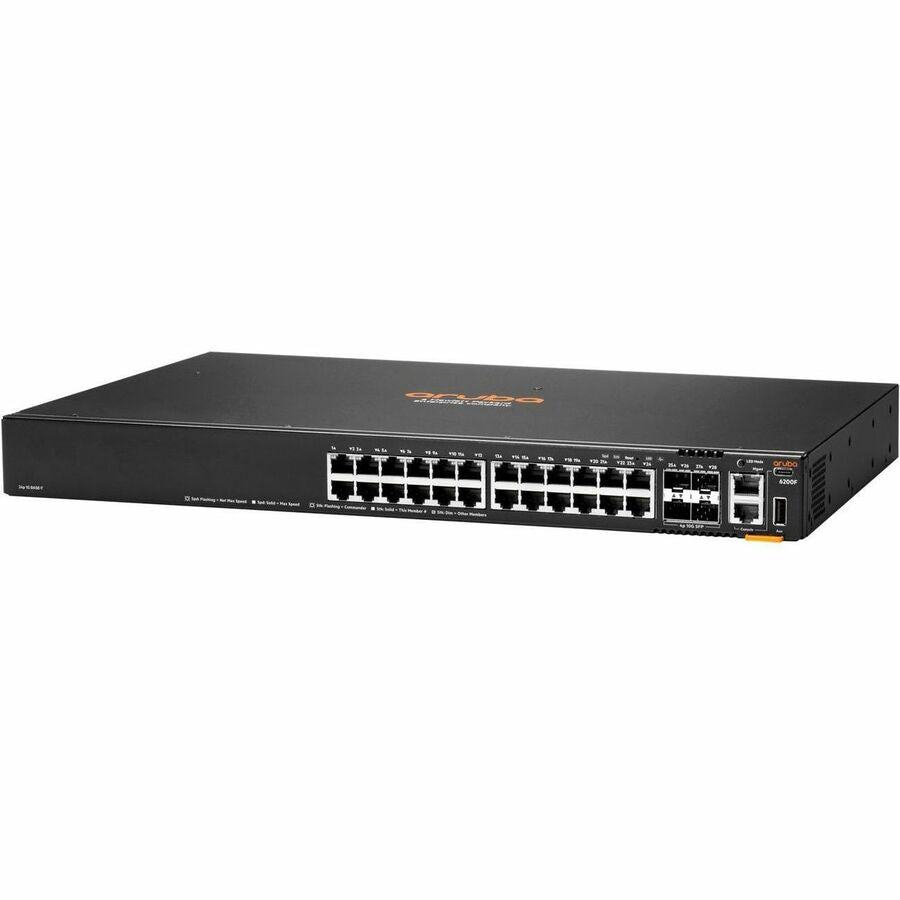 Hewlett Packard Enterprise CX 6200F 24G 4SFP+ Managed Ethernet Switch for Enterprise Networks