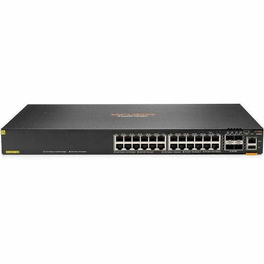 Hewlett Packard Enterprise CX 6200F 24G Class 4 PoE Managed Switch with 4 SFP+ Slots