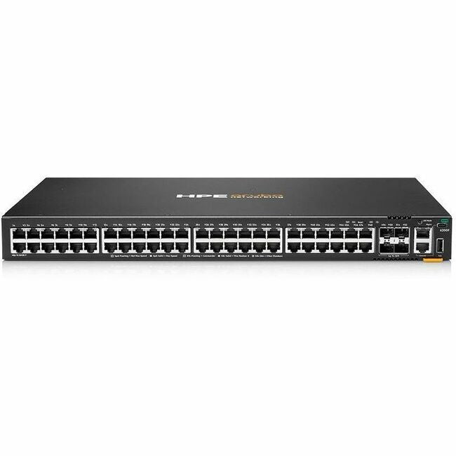 Hewlett Packard Enterprise CX 6200F 24G Class 4 PoE Managed Switch with 4 SFP Slots
