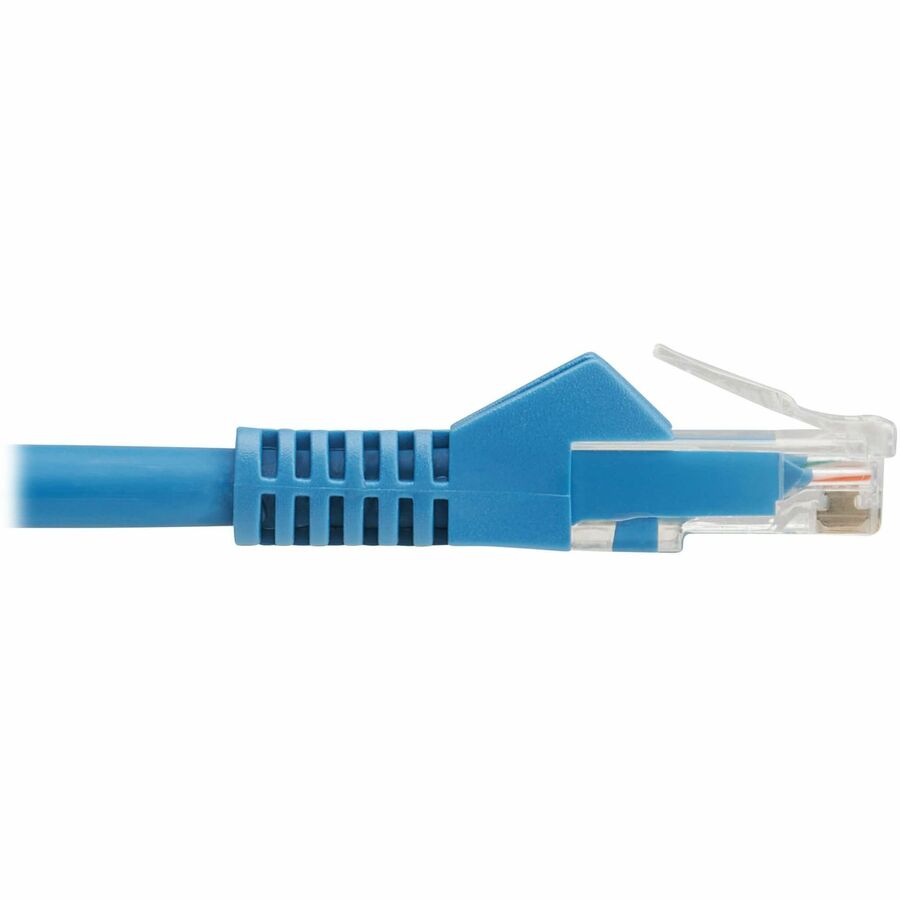 Eaton Tripp Lite Series Cat6 Gigabit Snagless Molded UTP Ethernet Cable (RJ45 Male to Male), PoE, LSZH, Blue, 3.3 ft.