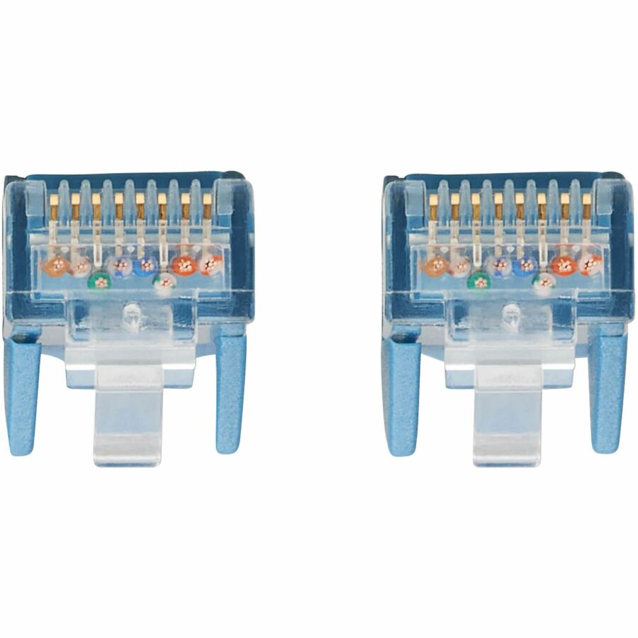 Eaton Corporation Tripp Lite Series Cat6 Gigabit Snagless UTP Ethernet Cable (RJ45 M/M), Blue, 10 ft, PoE Support