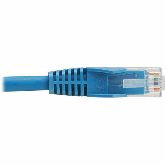 Eaton Corporation Tripp Lite Series Cat6 Gigabit Snagless UTP Ethernet Cable (RJ45 M/M), Blue, 10 ft, PoE Support