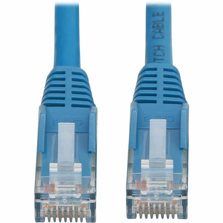 Eaton Corporation Tripp Lite Series Cat6 Gigabit Snagless UTP Ethernet Cable (RJ45 M/M), Blue, 10 ft, PoE Support