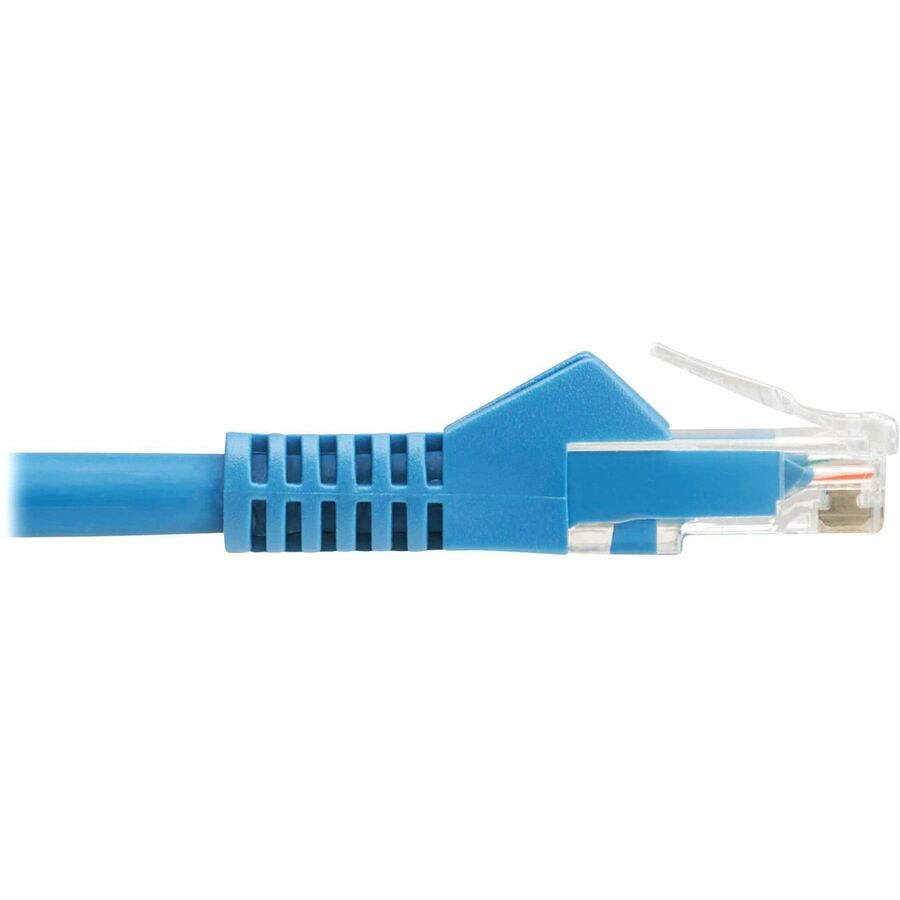 Eaton Tripp Lite Series Cat6 Gigabit Snagless Molded UTP Ethernet Cable (RJ45 M/M), PoE, LSZH, Blue, 23 ft