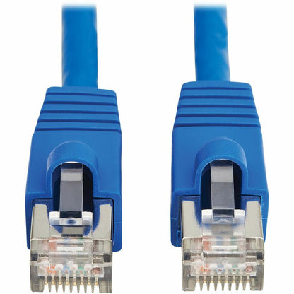 Eaton Tripp Lite Series Cat8 40G Snagless SSTP Ethernet Cable (RJ45 M/M), PoE, Blue, 10 ft