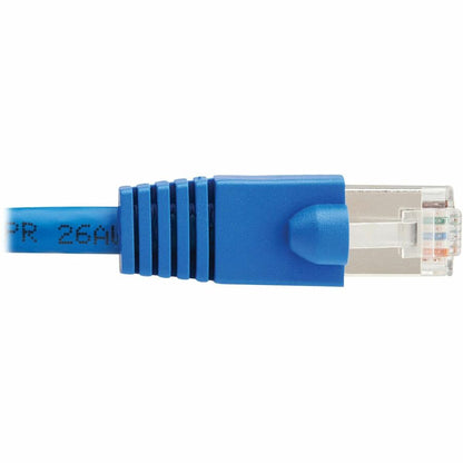 Eaton Tripp Lite Series Cat8 40G Snagless SSTP Ethernet Cable (RJ45 M/M), PoE, Blue, 10 ft