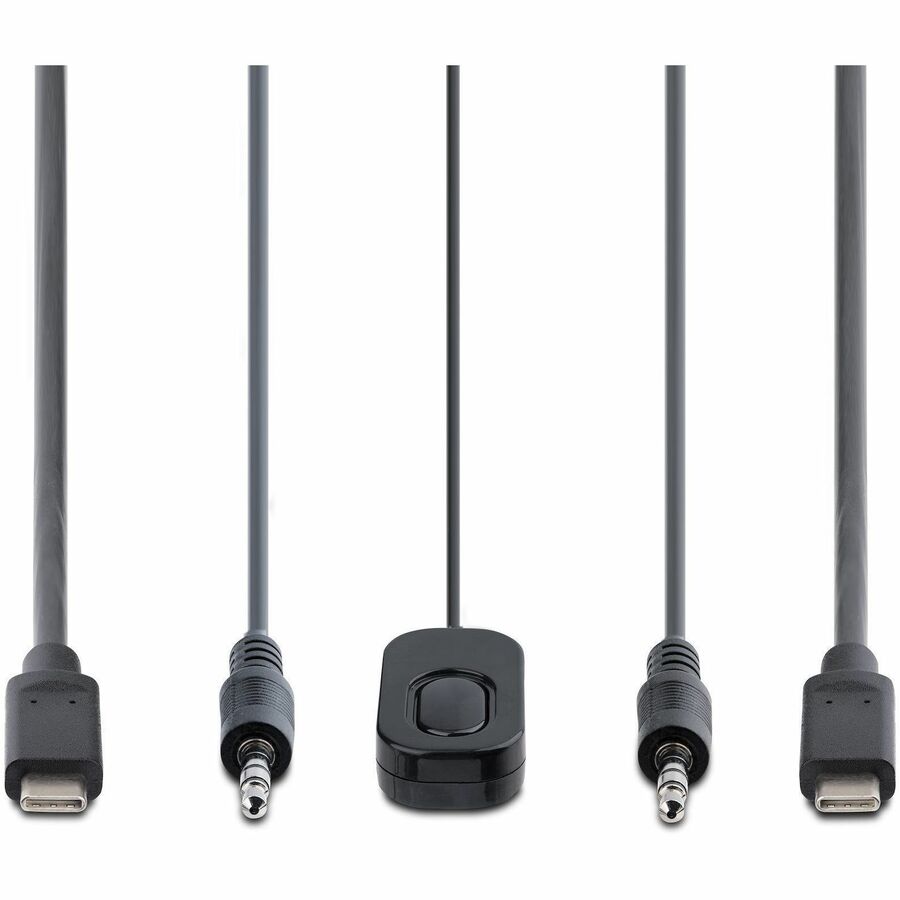 StarTech.com 2-Port USB-C KVM Switch with 4K 60Hz DisplayPort Output - Compact, Bus-Powered