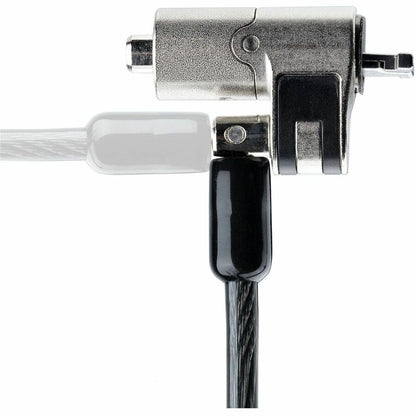 StarTech.com Nano Slot Laptop Cable Lock 6.5ft Anti-Theft Keyed Security Lock for Ultra-Slim Notebooks and Tablets