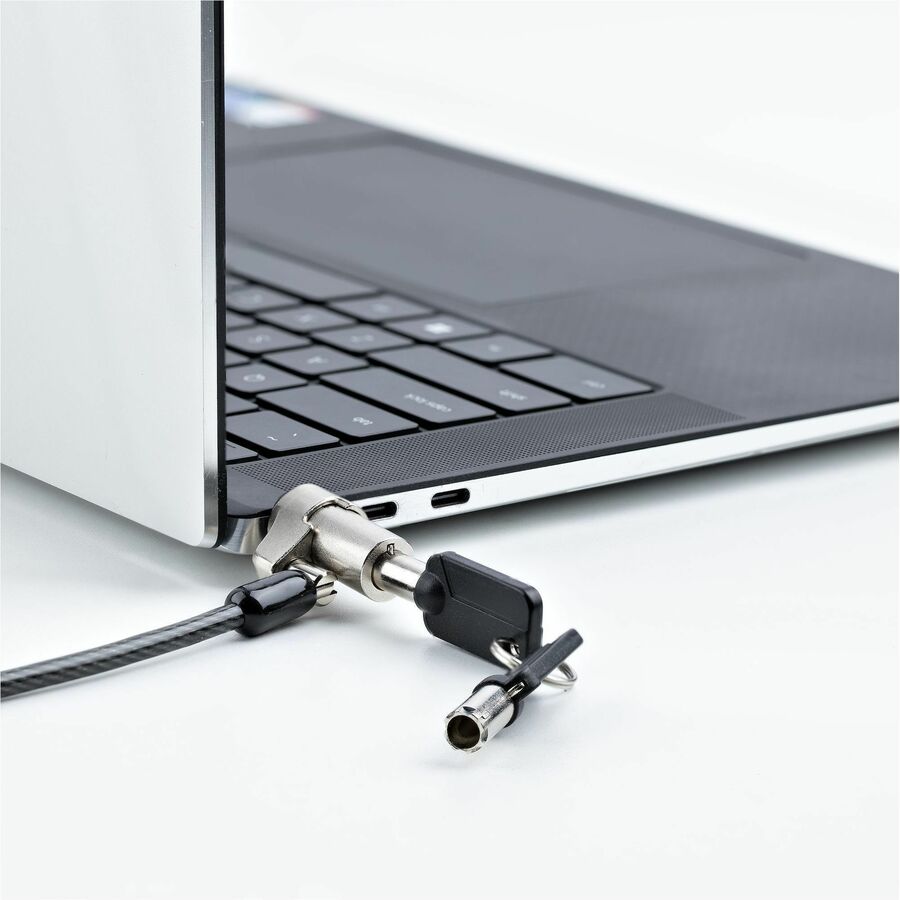 StarTech.com NBLWKLAPTOPLOCK Laptop Cable Lock with Noble Wedge Compatibility and Full-Motion Design