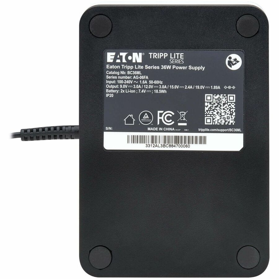 Eaton Tripp Lite Series BC36ML Desktop Battery Backup for Home Devices