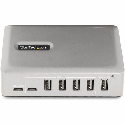 StarTech.com 7-Port USB-C Hub with 5 USB-A and 2 USB-C Ports - Self-Powered, 10Gbps Data Transfer, USB 3.2 Gen 2, Space Gray