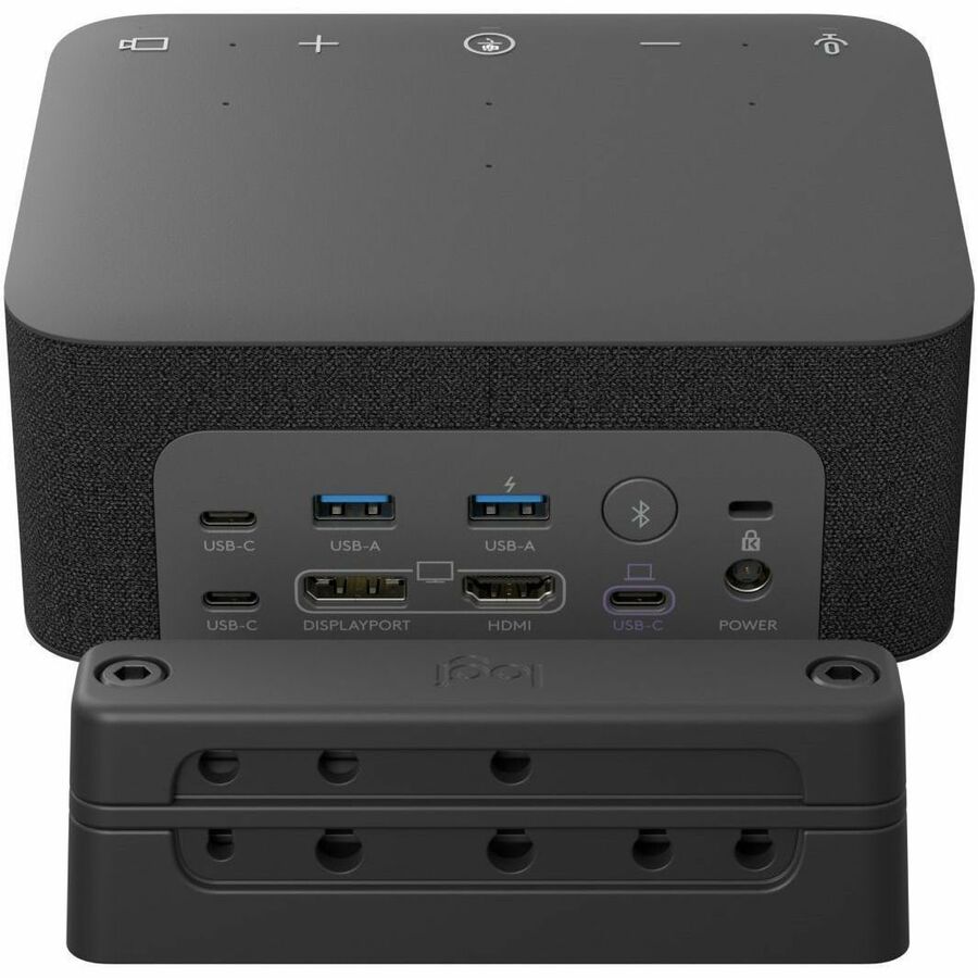 Logitech Logi DOCK Focus Room Kit – All-in-One Video Conferencing Solution with 4K HDR Webcam and Secure Mounting