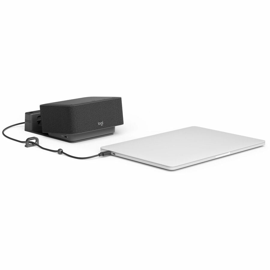Logitech Logi DOCK Focus Room Kit – All-in-One Video Conferencing Solution with 4K HDR Webcam and Secure Mounting