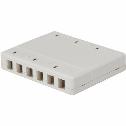 Eaton Tripp Lite Series Surface-Mount Box for Keystone Jacks - 12 Ports, White