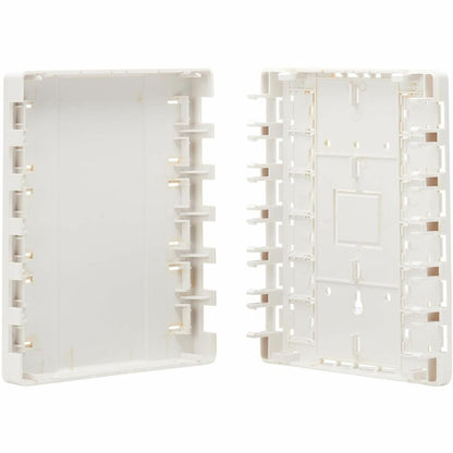 Eaton Tripp Lite Series Surface-Mount Box for Keystone Jacks - 12 Ports, White