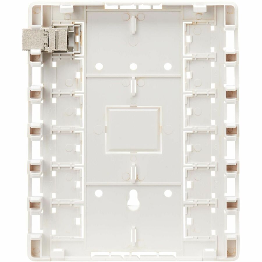 Eaton Tripp Lite Series Surface-Mount Box for Keystone Jacks - 12 Ports, White