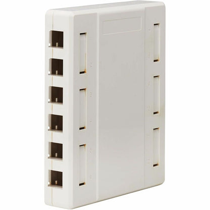 Eaton Tripp Lite Series Surface-Mount Box for Keystone Jacks - 12 Ports, White