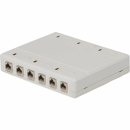 Eaton Tripp Lite Series Surface-Mount Box for Keystone Jacks - 12 Ports, White