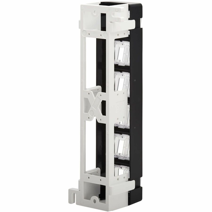 Eaton Tripp Lite Series 12-Port Wall-Mount Patch Panel for UTP Keystone Jacks, Rotatable Modules