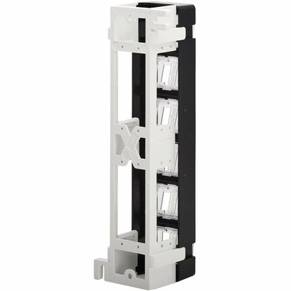 Eaton Tripp Lite Series 12-Port Wall-Mount Patch Panel for UTP Keystone Jacks, Rotatable Modules