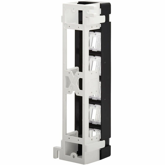 Eaton Tripp Lite Series 12-Port Wall-Mount Patch Panel for UTP Keystone Jacks, Rotatable Modules
