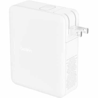 Belkin BoostCharge Pro 140W 4-Port GaN Wall Charger with Foldable Prongs