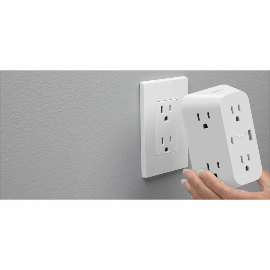 Belkin 6-Outlet Wall Surge Protector with USB-C and USB-A – 1680 Joules of Protection