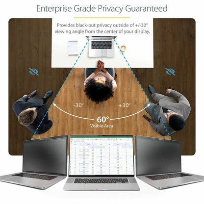 StarTech.com 14-inch MacBook Pro Privacy Screen Filter with Blue Light Reduction and Reversible Matte/Glossy Finish