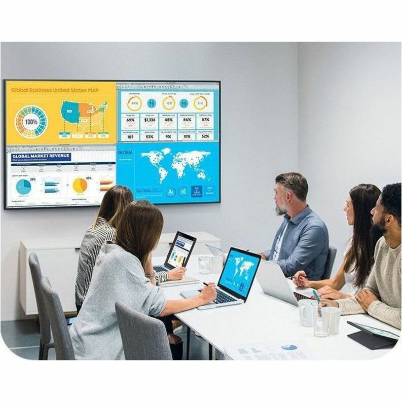 Samsung QM50C 50-Inch 4K Ultra HD LCD Digital Signage Display with Slim Design and Smart Features