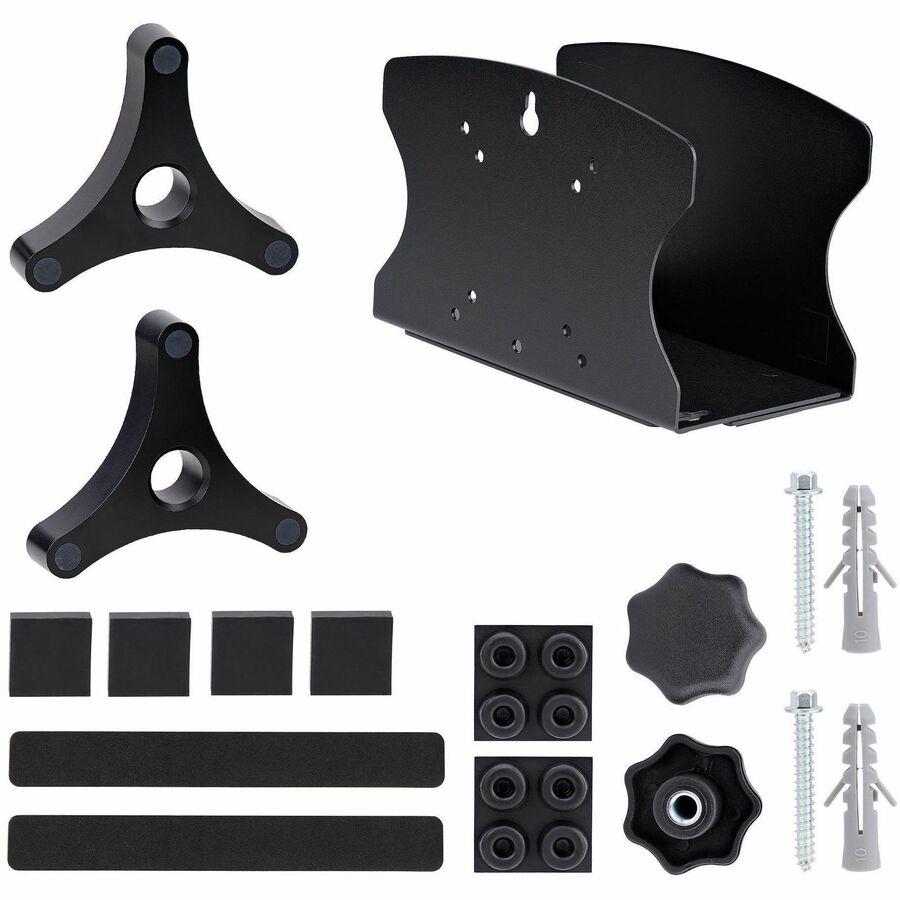 StarTech.com PC Wall Mount Bracket for Desktop Computers – Adjustable, Heavy-Duty Steel Support
