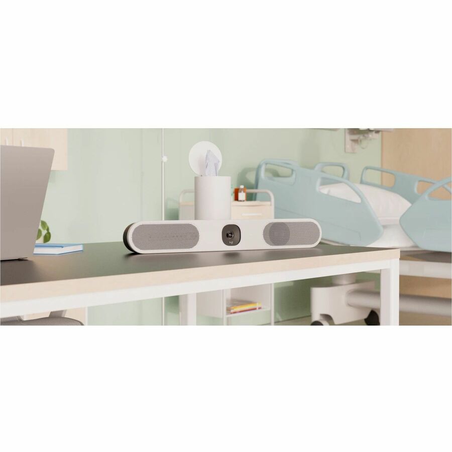 Logitech Easy Clean Cover for Rally Bar Huddle - White Protective Cover