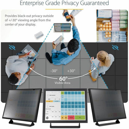 StarTech.com 17-inch 5:4 Monitor Privacy Screen Filter with Anti-Glare and Blue Light Reduction