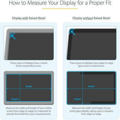 StarTech.com 19-inch 5:4 Monitor Privacy Screen Filter with Blue Light Reduction