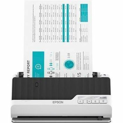 Epson DS-C490 Sheetfed Scanner - Compact High-Speed Duplex Document Scanner with 20-Page ADF