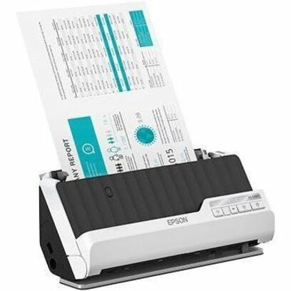 Epson DS-C490 Sheetfed Scanner - Compact High-Speed Duplex Document Scanner with 20-Page ADF