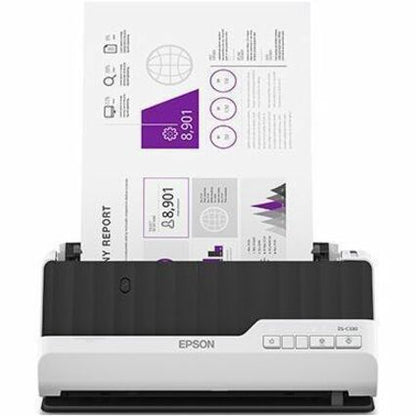 Epson DS-C330 Sheetfed Scanner - Compact 600 dpi Duplex Document Scanner with Auto Document Feeder