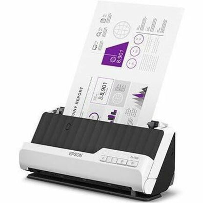 Epson DS-C330 Sheetfed Scanner - Compact 600 dpi Duplex Document Scanner with Auto Document Feeder