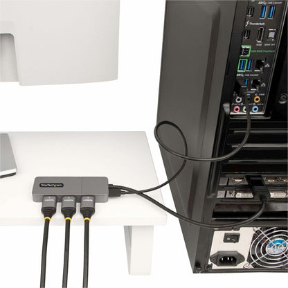 StarTech.com MST14DP123HD DisplayPort to Triple HDMI 4K 60Hz MST Hub for Windows