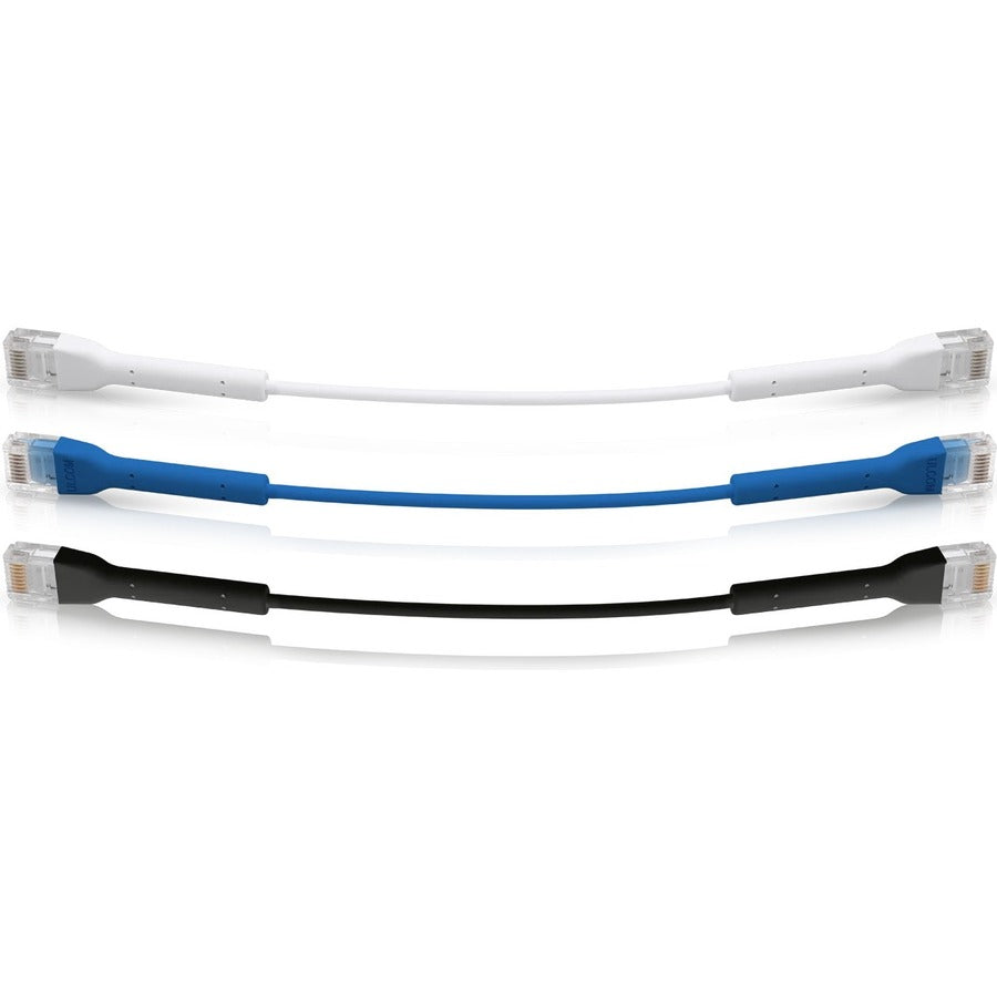 Ubiquiti Inc. U-CABLE-PATCH-0.3M-RJ45-BK Ethernet Patch Cable for Network Devices
