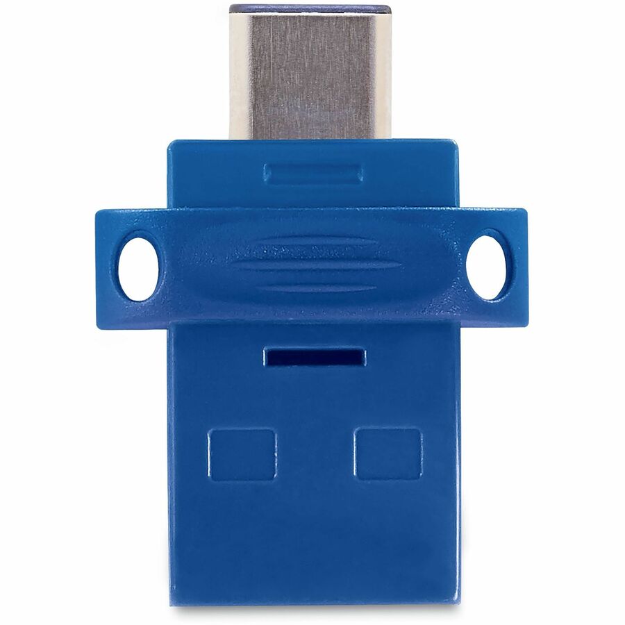 Verbatim Store 'n' Go Dual 128GB USB 3.2 (Gen 1) Flash Drive for USB-C & USB-A Devices - Blue