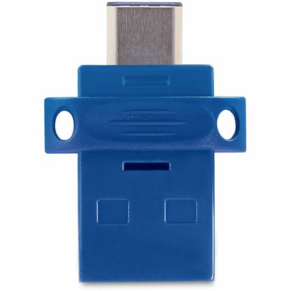 Verbatim Store 'n' Go Dual 128GB USB 3.2 (Gen 1) Flash Drive for USB-C & USB-A Devices - Blue