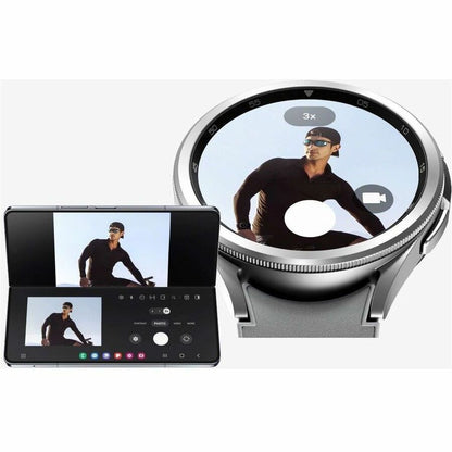 Samsung Galaxy Watch6 Classic Smart Watch - 43mm Silver Bluetooth & Wi-Fi Connectivity