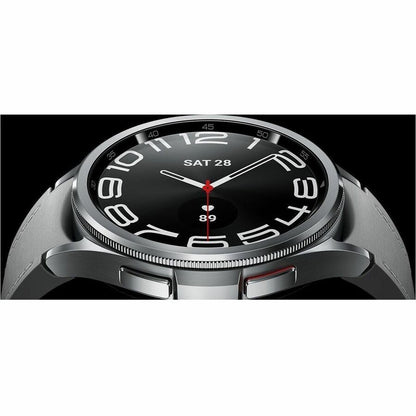 Samsung Galaxy Watch6 Classic Smart Watch - 43mm Silver Bluetooth & Wi-Fi Connectivity