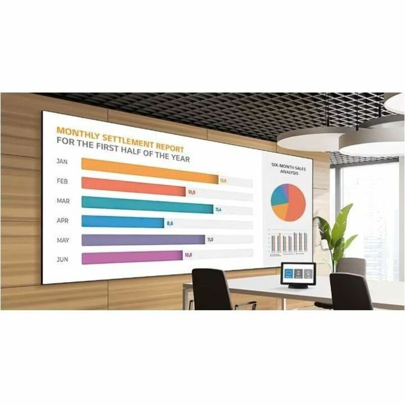 LG Electronics LAED015-GN 21:9 Widescreen 2560x1080 Digital Signage Display with Built-in Speakers and Easy Installation