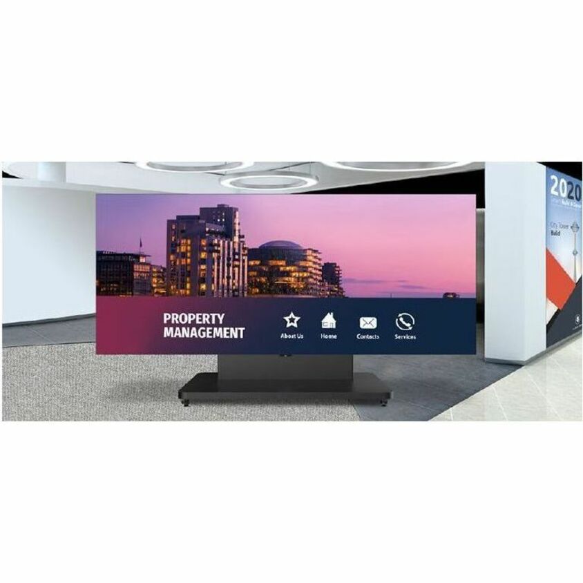 LG Electronics LAED015-GN 21:9 Widescreen 2560x1080 Digital Signage Display with Built-in Speakers and Easy Installation