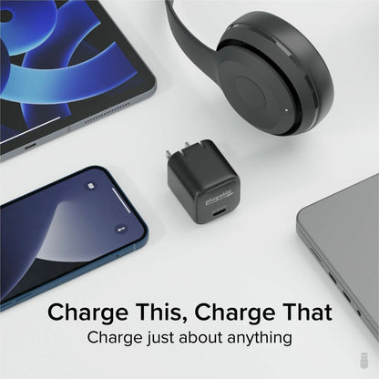 Plugable 30W USB-C GaN Charger – Fast Charging for iPhone, iPad, Galaxy, and USB-C Devices