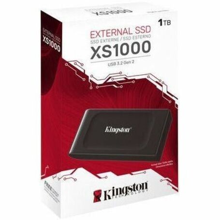 Kingston XS1000 1TB Portable External SSD Drive with USB 3.2 Gen 2