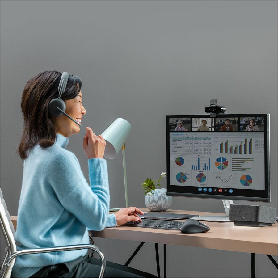 Logitech Zone Wireless 2 Headset with Bluetooth 5.2 and Hybrid ANC