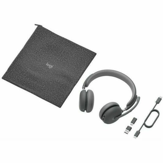 Logitech Zone Wireless 2 Headset with USB-C & USB-A | Noise-Canceling Business Headset for Teams and Calls